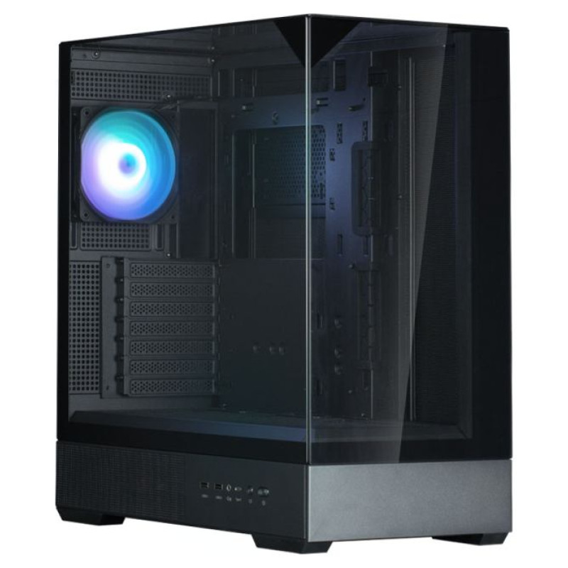 Zalman P40 Prism Black, ARGB Fan x1
