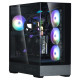 Zalman P40 Prism Black, ARGB Fan x1