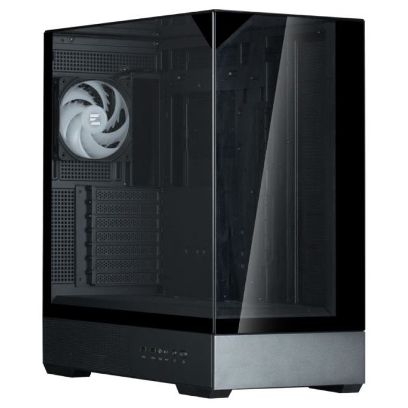Zalman P40 Prism Black, ARGB Fan x1