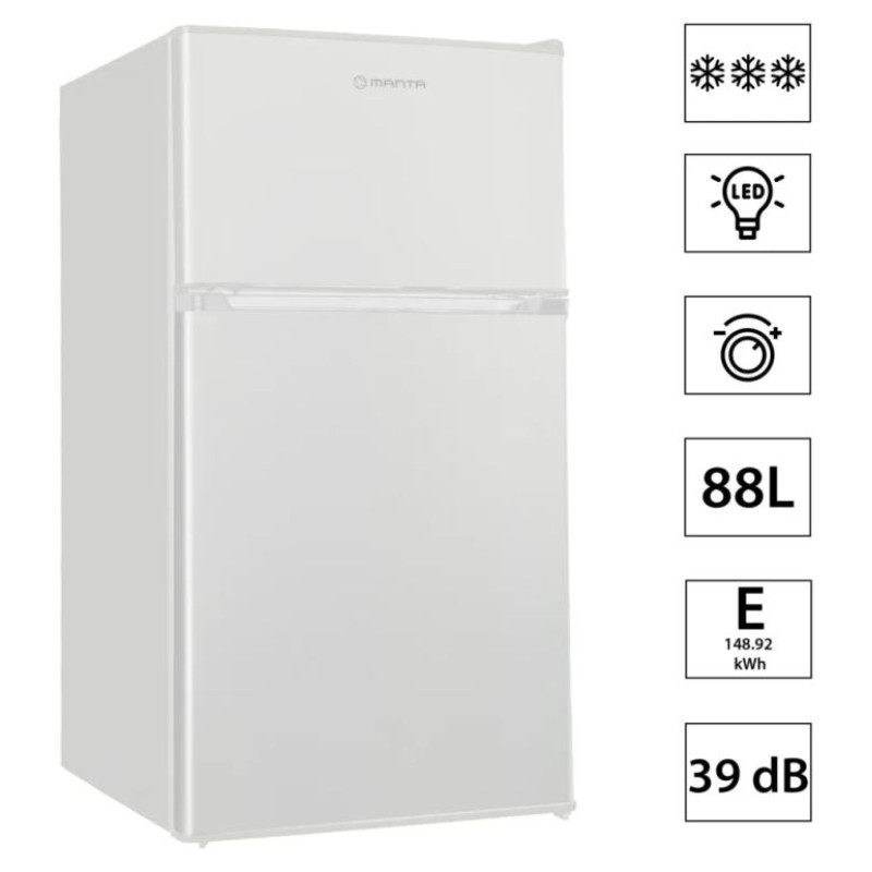 Manta MM545DWH Fridge 88L White