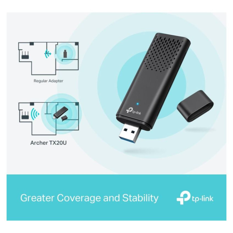 Tp-Link WRL ADAPTER 1800MBPS USB/ARCHER TX20U TP-LINK