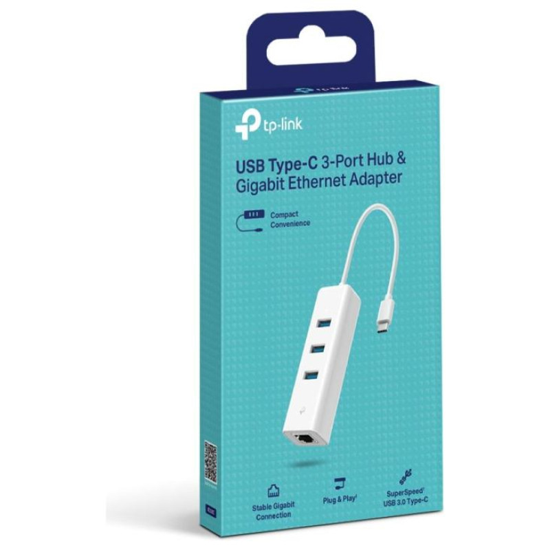 Tp-Link NET ADAPTER USB3 3PORT 1000M/UE330C TP-LINK