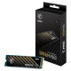 MSI SSD|MSI|SPATIUM M450|1TB|M.2|PCIe Gen4|NVMe|3D NAND|Write speed 3000 MBytes/sec|Read speed 3600 MBytes/sec|2.15mm|TBW 600 TB|MTBF 1500000 hours|S78-440L980-P83