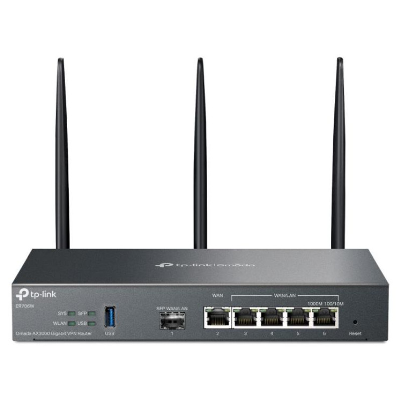 Tp-Link NET ROUTER 1000M 6PORT VPN/OMADA ER706W TP-LINK
