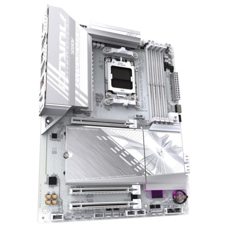 Gigabyte Mainboard|GIGABYTE|AMD B850|SAM5|ATX|Memory DDR5|2xPCI-Express 3.0 1x|1xPCI-Express 4.0 4x	|1xPCI-Express 4.0 8x|1xPCI-Express 5.0 16x|3xM.2|1xDisplayPort|4xUSB 2.0|5xUSB 3.2|1xUSB-C|1xOptical S/PDIF|1xRJ45|2xAudio port|B850AELITEWF7ICE1.1