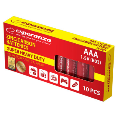 Esperanza EZB204 R03-10BB (AAA) Blistera iepakojumā 10gb