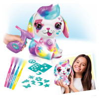 Airbrush PLUSH Plīša DIY komplekts Kucēns ar aerogrāfijas, 26 cm