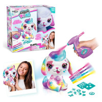 Airbrush PLUSH Plīša DIY komplekts Kucēns ar aerogrāfijas, 26 cm