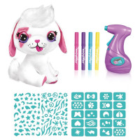 Airbrush PLUSH Plīša DIY komplekts Kucēns ar aerogrāfijas, 26 cm