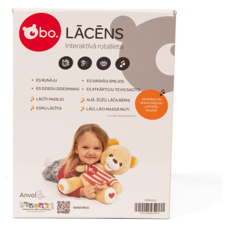 BO. interaktīvais rotaļu lācis (latvie&scaron;u val.)