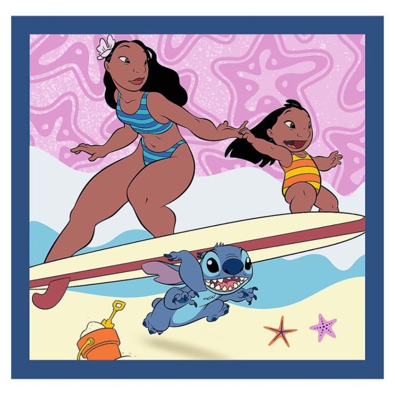 Trefl DISNEY STITCH Pužļu komplekts 3in1