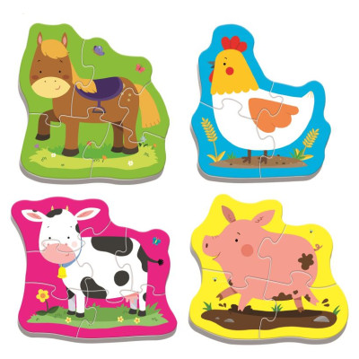 Trefl Puzle mazuļiem &bdquo;Ūkio gyvūnai"