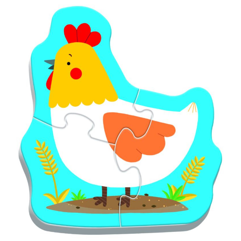 Trefl Puzle mazuļiem &bdquo;Ūkio gyvūnai"