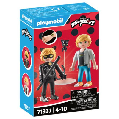 Playmobil MIRACULOUS: Adrians un Melnais kaķis 71337