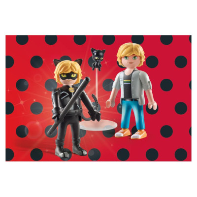 Playmobil MIRACULOUS: Adrians un Melnais kaķis 71337