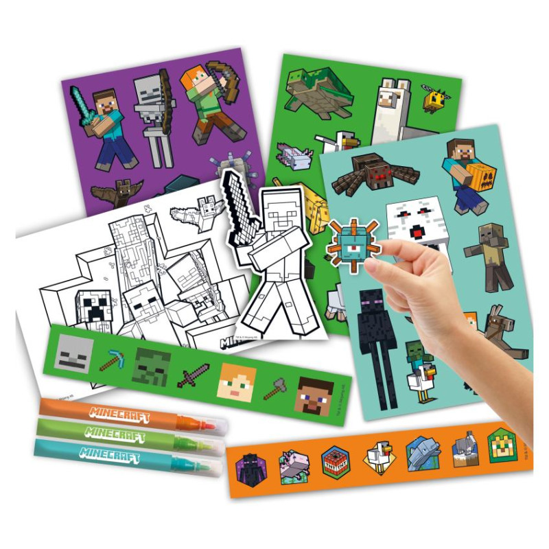 Bladez Minecraft uzlīmju aktivitā&scaron;u komplekts