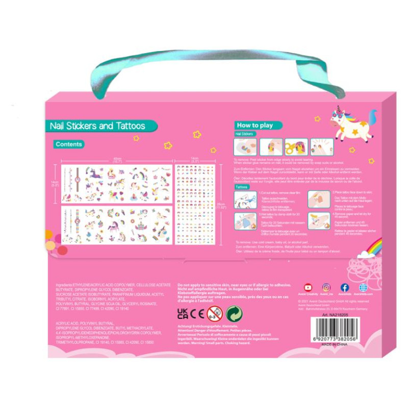 Avenir 230+ nagu uzlīmes un tetovējumi - Vienradzis