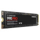 Samsung SSD|SAMSUNG|990 PRO|4TB|M.2|PCIe Gen4|NVMe|TLC|Write speed 6900 MBytes/sec|Read speed 7450 MBytes/sec|2.3mm|TBW 2400 TB|MTBF 1500000 hours|MZ-V9P4T0BW