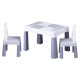 Tega Baby Galdiņš+ 2 krēsliņi MULTIFUN grey MF-006-106