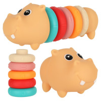 Hola Sensora rotaļlieta-piramīda HIPPO KX4394