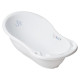 Tega Baby Vanna 102 cm  ar korķi RABBITS white  TegaBaby KR-005-103