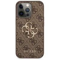 Guess GUHCP13X4GMGBR iPhone 13 Pro Max 6.7" brown/brown hardcase 4G Big Metal Logo