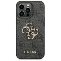 Guess GUHCP14L4GMGGR iPhone 14 Pro 6,1" szary/grey hardcase 4G Big Metal Logo