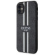Guess GUHMN61P4RPSK iPhone 11 / Xr black/black hardcase 4G Printed Stripes MagSafe