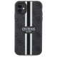 Guess GUHMN61P4RPSK iPhone 11 / Xr black/black hardcase 4G Printed Stripes MagSafe