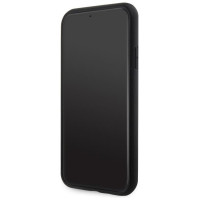 Guess GUHMN61P4RPSK iPhone 11 / Xr black/black hardcase 4G Printed Stripes MagSafe
