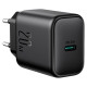 Joyroom JR-TCF20 USB-C PD 20W network charger - black