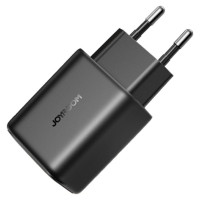 Joyroom JR-TCF23 network charger USB-C 25W SFC / PPS / PD - black + USB-C / USB-C cable 1m