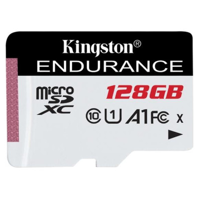 Kingston 128GB microSDXC Endurance 95R/45W C10 A1 UHS-I Card Only