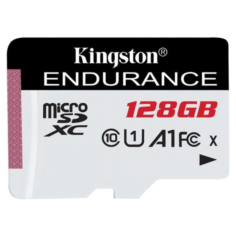 Kingston 128GB microSDXC Endurance 95R/45W C10 A1 UHS-I Card Only
