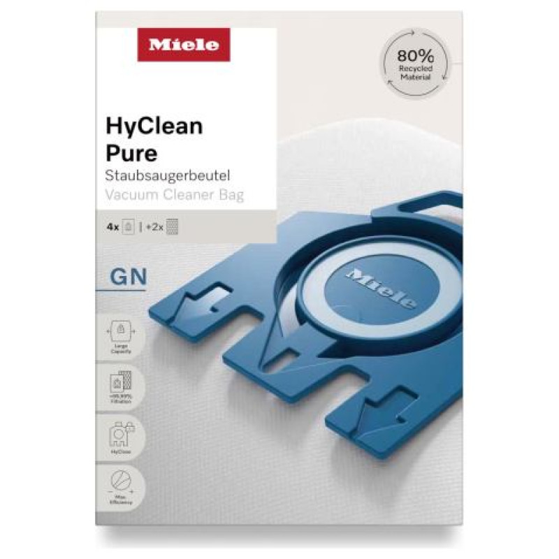 Miele Putekļsūcēja maisiņi 4 gab. (09917730) - GN HyClean