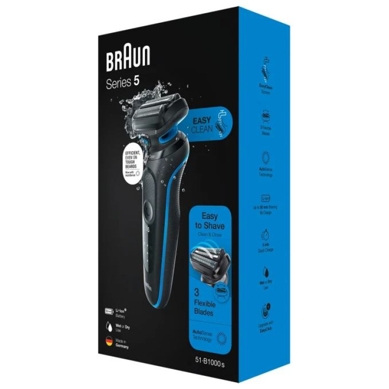 Braun Series 5 skuveklis AutoSense - 51-B1000s