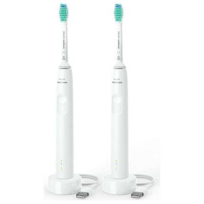 Sonicare PHILIPS 3100 Sonic elektriskā zobu birste 2 gab, balta - HX3675/13