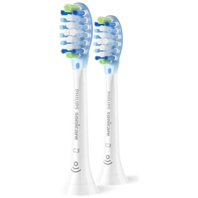 Sonicare C3 Premium Plaque Defence zobu birstes uzgalis (2gab) balts - HX9042/87