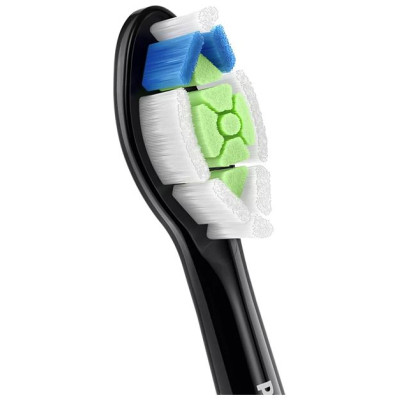 Sonicare W2 Optimal White  standarta zobu birstes uzgalis, 4 gab, melns - HX6064/88