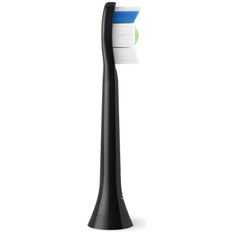 Sonicare W2 Optimal White  standarta zobu birstes uzgalis, 4 gab, melns - HX6064/88