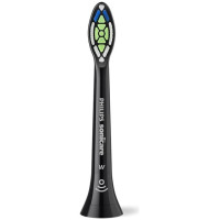 Sonicare W2 Optimal White  standarta zobu birstes uzgalis, 4 gab, melns - HX6064/88