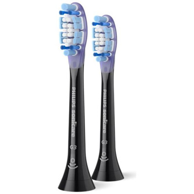 Sonicare G3 Premium Gum Care Standard zobu birstes uzgalis, 2gab, melns - HX9052/88