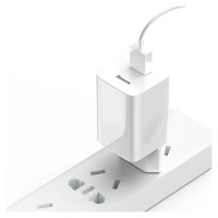 Baseus Charging Quick Charger CCALL-BX02 USB-A 24W QC 3.0 Network Charger - White