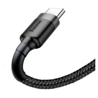Baseus Cafule USB-A / USB-C QC 3.0 3A cable 1 m - black-gray