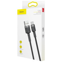 Baseus Cafule USB-A / USB-C QC 3.0 3A cable 1 m - black-gray