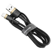 Baseus Cafule USB-A / Lightning 2.4A QC 3.0 cable 1 m - black and gold