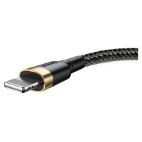 Baseus Cafule USB-A / Lightning 2.4A QC 3.0 cable 1 m - black and gold