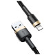 Baseus Cafule USB-A / Lightning 2.4A QC 3.0 cable 1 m - black and gold