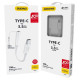 Dudao audio adapter headphone adapter from USB Type C to mini jack 3.5 mm white (L16CPro white)