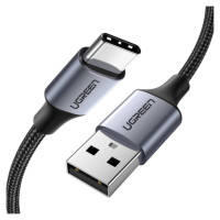 Ugreen US288 60126 USB-A / USB-C QC 3.0 3A 1m Cable - Gray